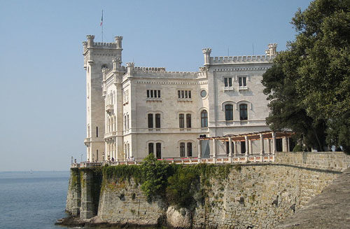 El Castello di Miramare en Trieste